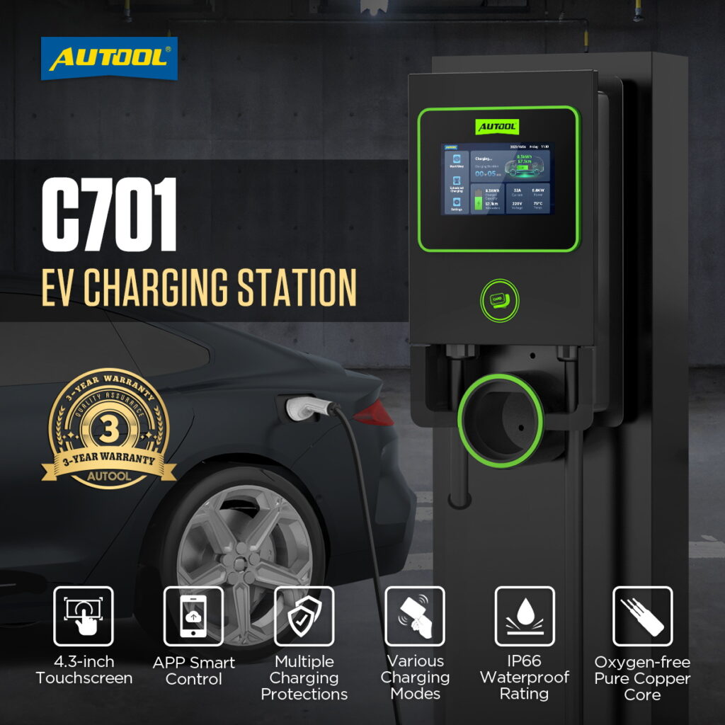 AUTOOL New Product Release | C701 Wall-Mounted Charging Pile – image 1