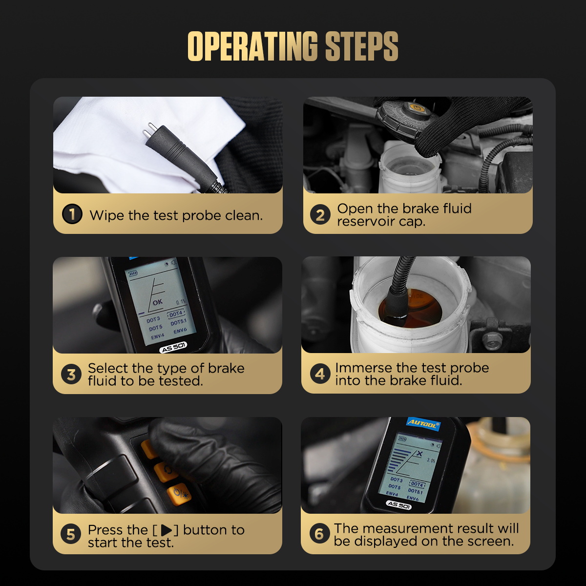 AUTOOL New Product Release | AS501 MINI Brake Fluid Tester – image 9