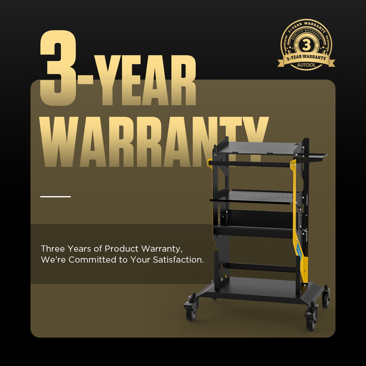 AUTOOL New Product Release | T22 Rolling Utility Cart – image 2