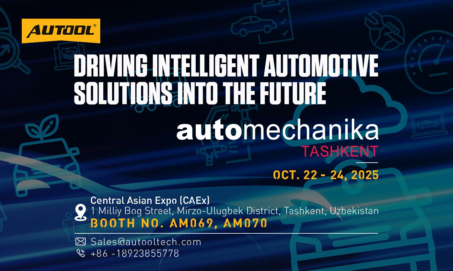 Visit AUTOOL at Automechanika Tashkent 2025 – See Innovation in Action! – image 1