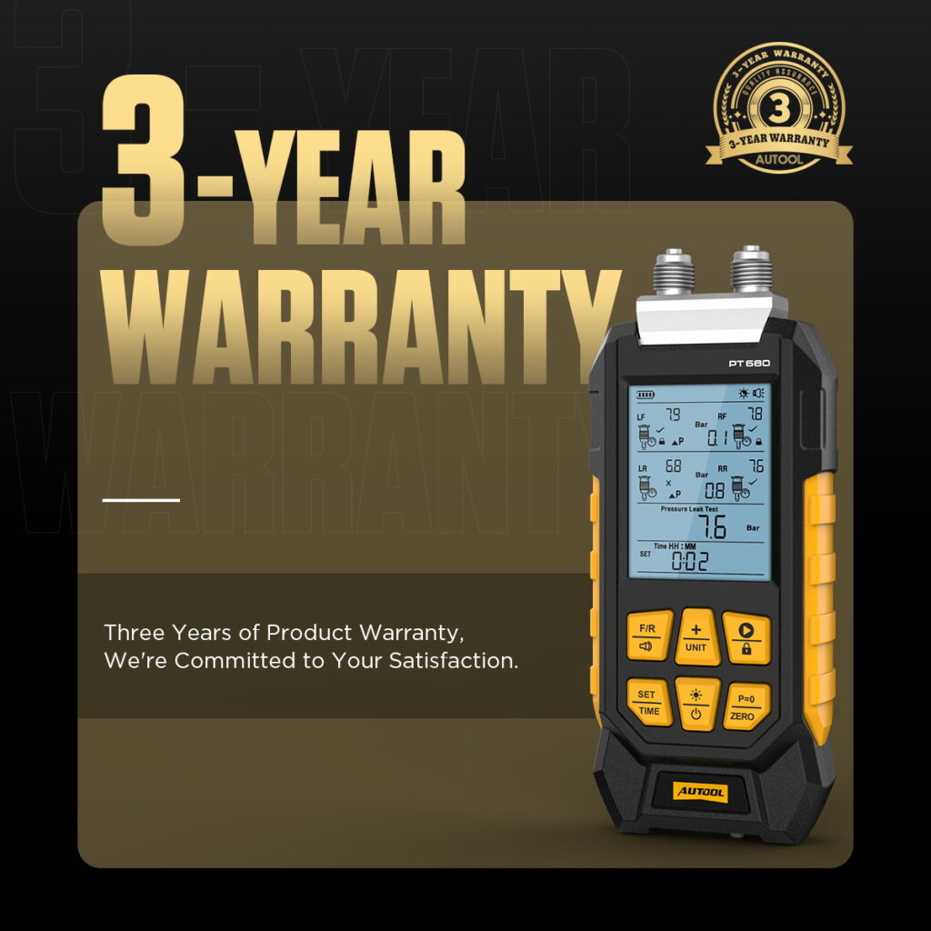 AUTOOL New Product Release | PT680 Air Suspension Pressure Tester – image 2
