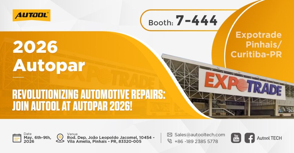 Join AUTOOL at  Autopar 2026丨Revolutionizing Automotive Repairs – image 1
