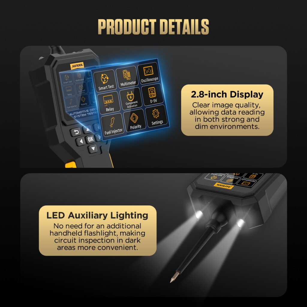 AUTOOL New Product Release | DM109 Automotive Circuit System Tester – image 8