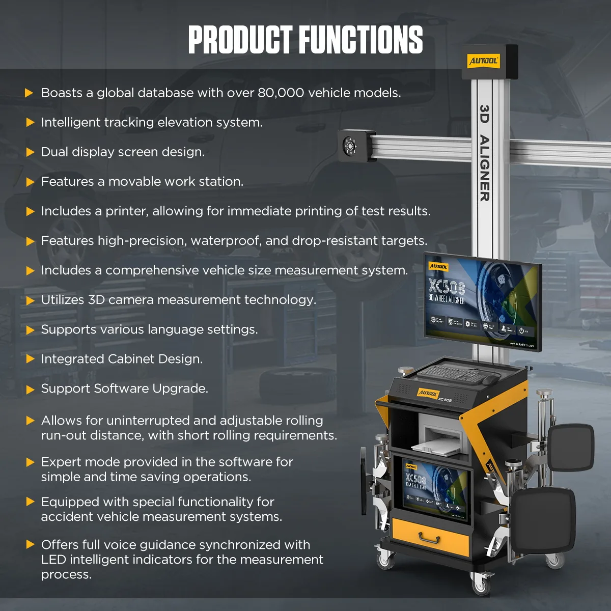 XC508 3D Alignment Wheel Machine – image 4