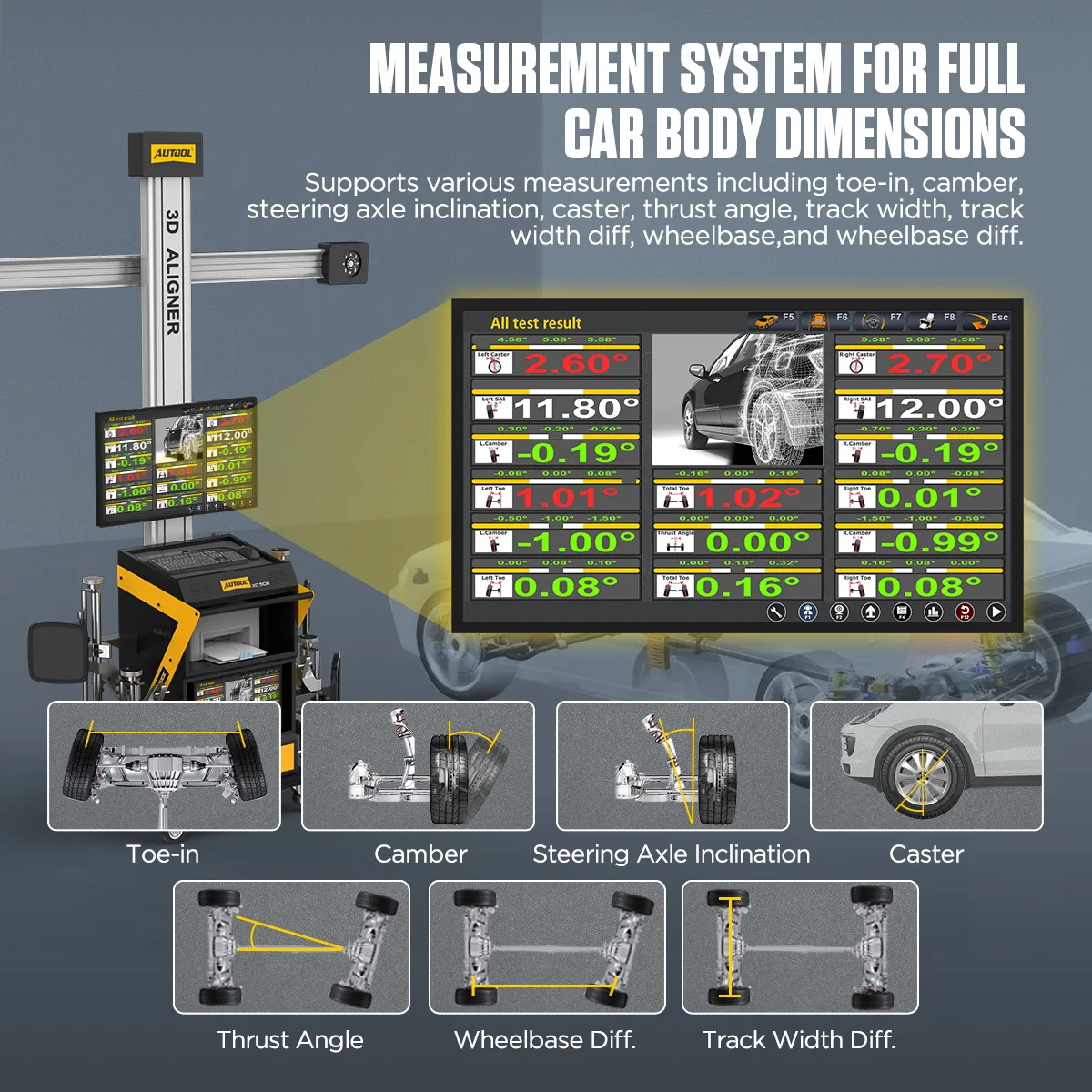 XC508 3D Alignment Wheel Machine – image 9