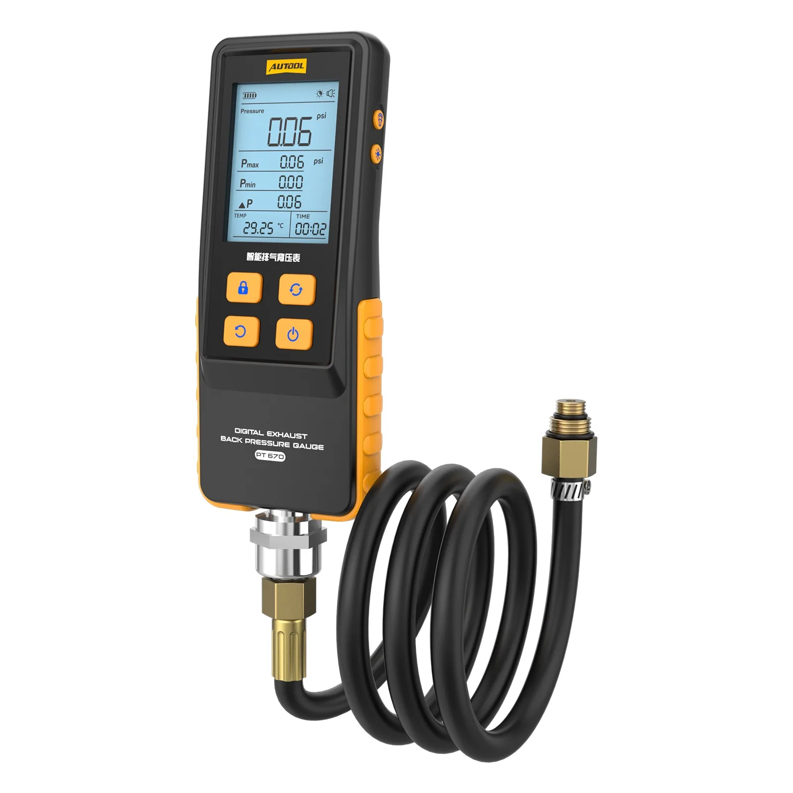 PT670 Digital Exhaust Back Pressure Gauge