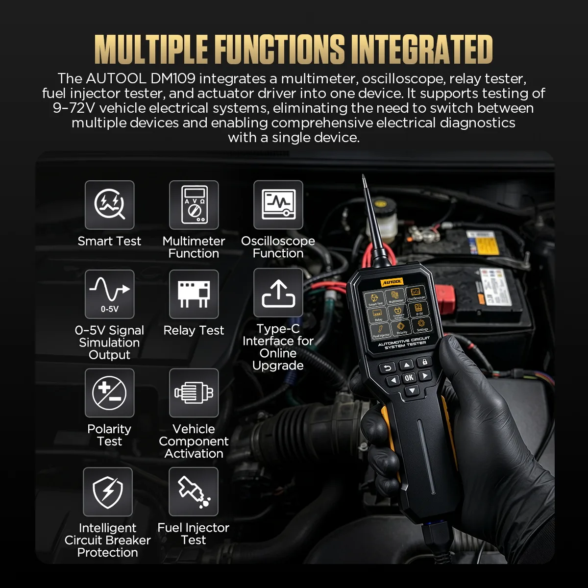 DM109 Automotive Circuit System Tester – image 4