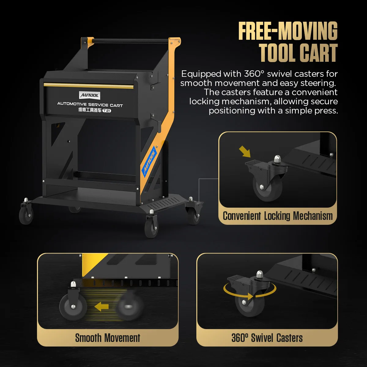 T21 Automotive Service Cart-For Fuel Injector Cleaner & Tester – image 9
