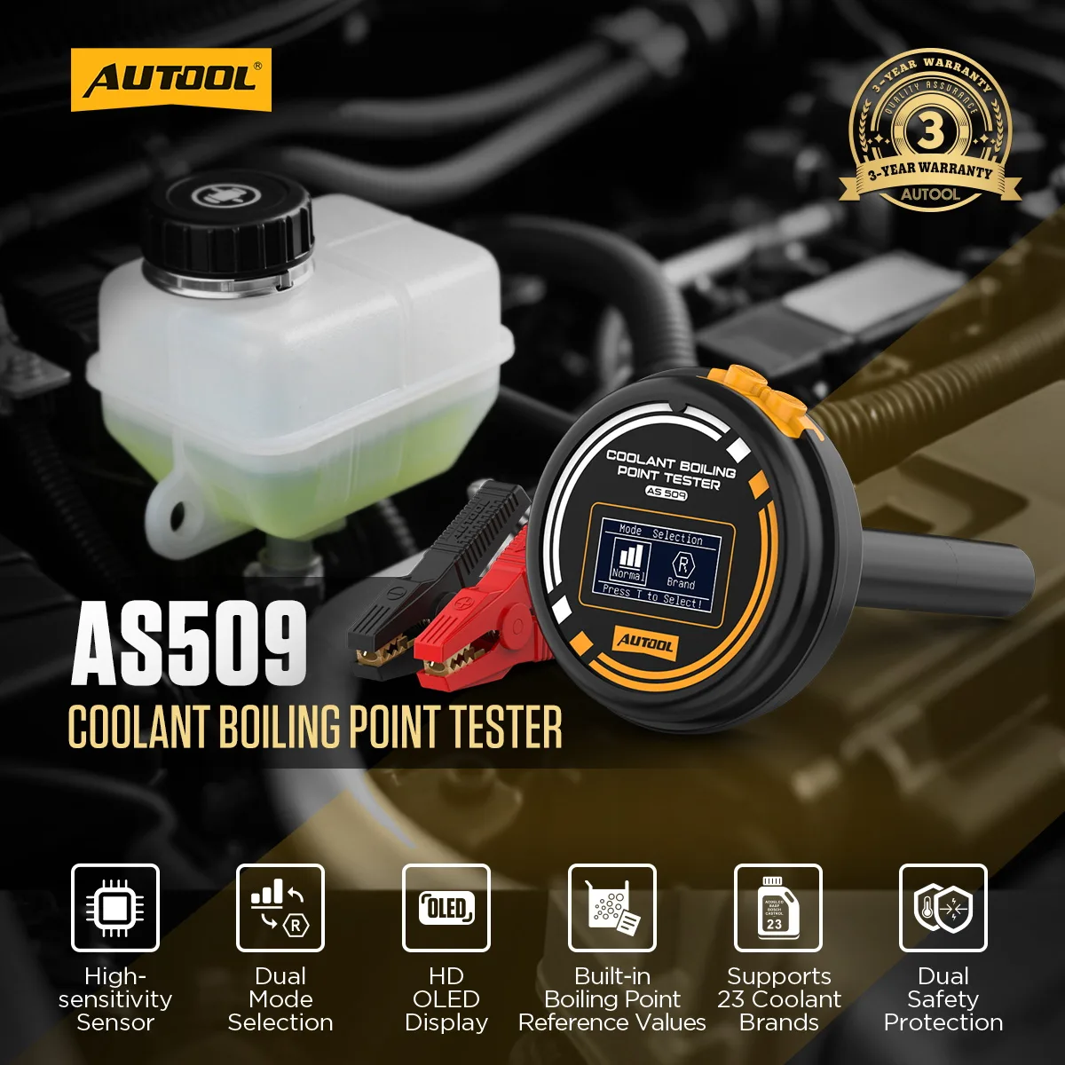 AUTOOL AS509 Coolant Boiling Point Tester – image 2