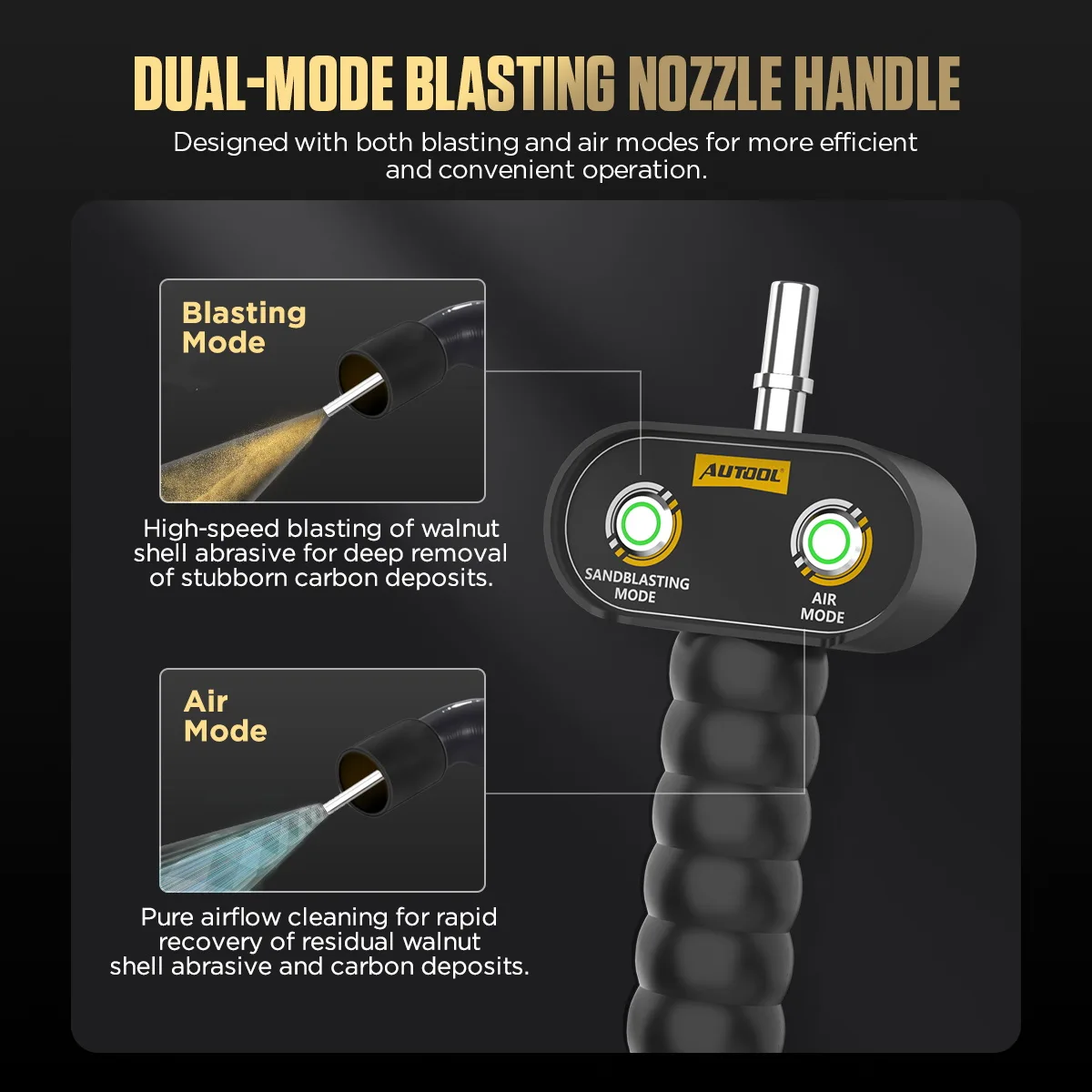 WD816 Walnut Shell Blasting Carbon Cleaner – image 7