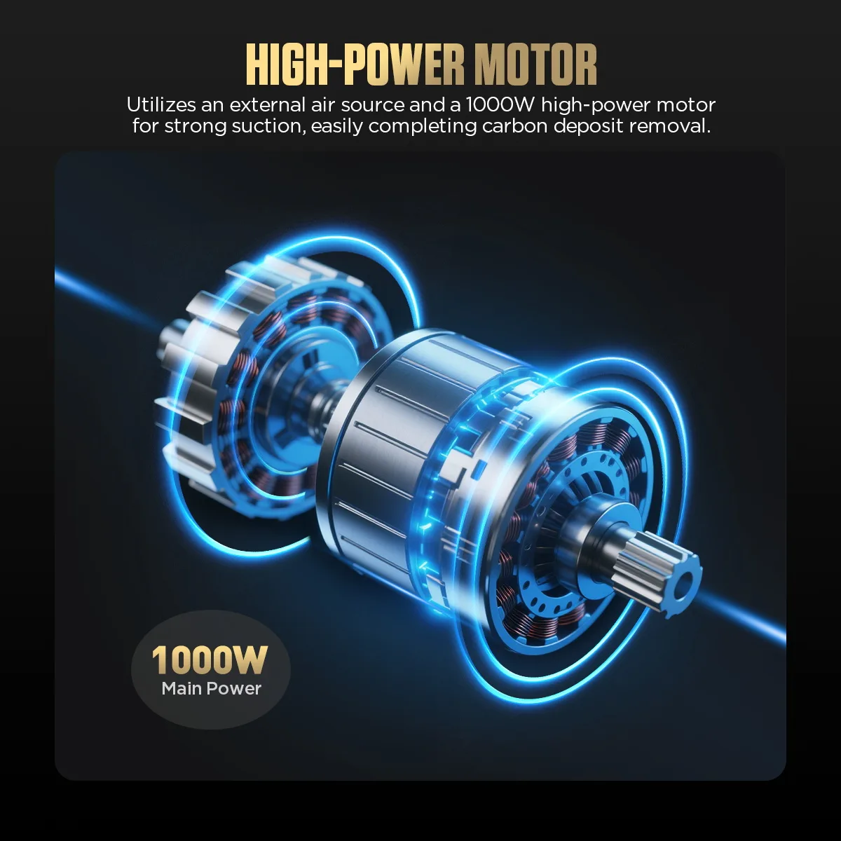 WD816 Walnut Shell Blasting Carbon Cleaner – image 8